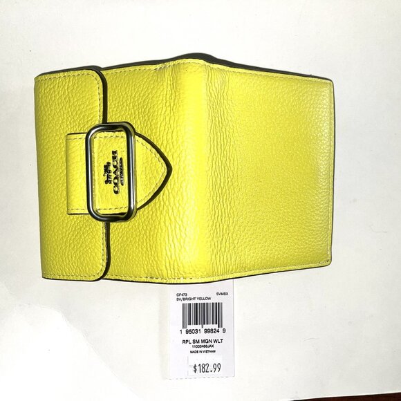 NWT COACH NEW Small Morgan Snap Wallet - Picture 14 of 16